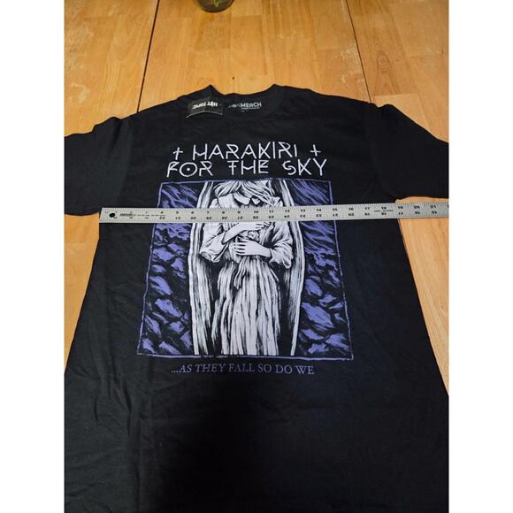 Harakiri For The Sky Band Tee Mens M Black Graphic black Metal rare Shirt Cotton - Picture 6 of 6
